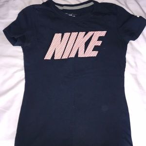 Nike red, white and blue shirt